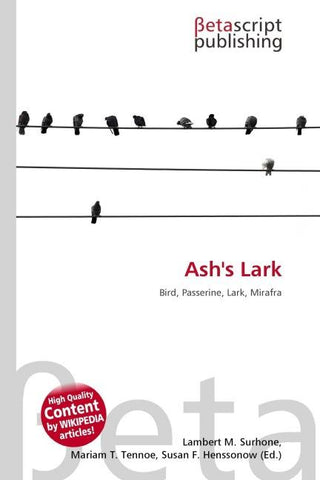 Ash's Lark