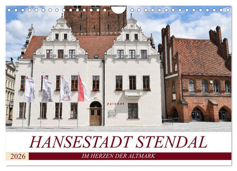 Hansestadt Stendal (Wandkalender 2026 DIN A4 quer), CALVENDO Monatskalender