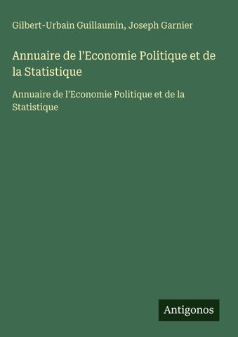 Annuaire de l'Economie Politique et de la Statistique