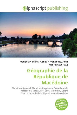 Géographie de la République de Macédoine