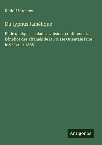 Du typhus famélique