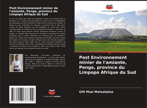 Post Environnement minier de l'amiante, Penge, province du Limpopo Afrique du Sud