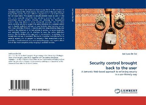 Security control brought back to the user