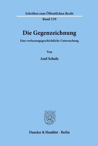 Die Gegenzeichnung.