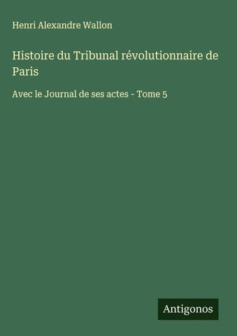Histoire du Tribunal révolutionnaire de Paris
