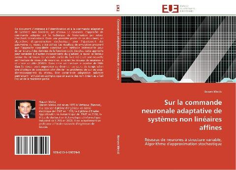 Sur la commande neuronale adaptative de systèmes non linéaires affines