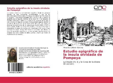 Estudio epigráfico de la ínsula olvidada de Pompeya