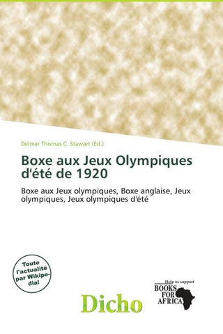 Boxe aux Jeux Olympiques d'été de 1920