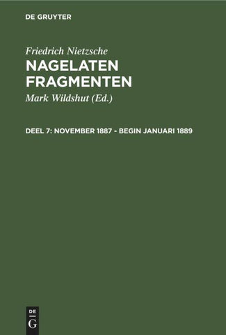 November 1887 - begin januari 1889
