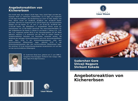 Angebotsreaktion von Kichererbsen