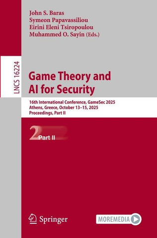 Game Theory and AI for Security