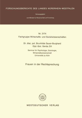 Frauen in der Rechtsprechung