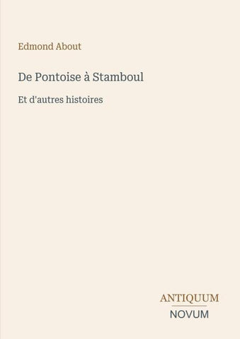 De Pontoise à Stamboul
