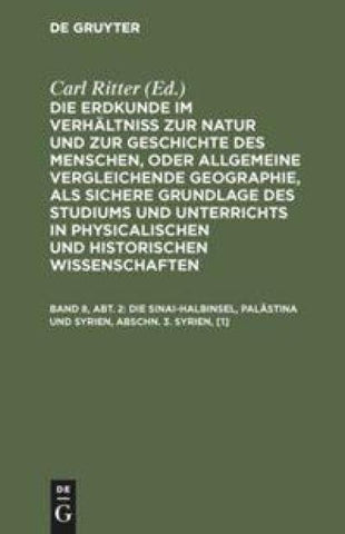 Die Sinai-Halbinsel, Palästina und Syrien, Abschn. 3. Syrien, [1]