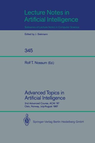 Advanced Topics in Artificial Intelligence