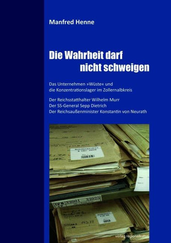 Die Wahrheit darf nicht schweigen