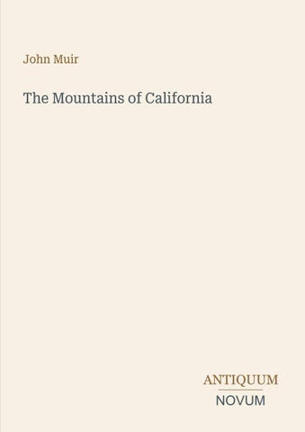 The Mountains of California