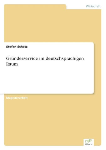 Gründerservice im deutschsprachigen Raum