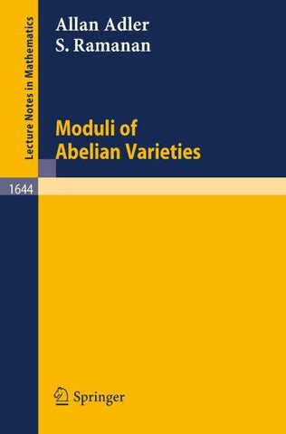 Moduli of Abelian Varieties