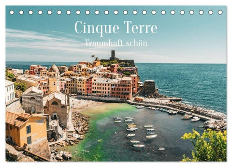Cinque Terre - Traumhaft schön (Tischkalender 2027 DIN A5 quer), CALVENDO Monatskalender