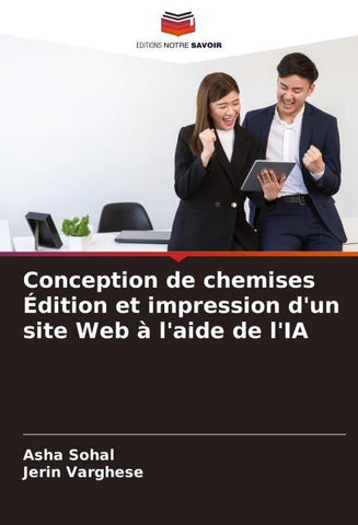 Conception de chemises Édition et impression d'un site Web à l'aide de l'IA