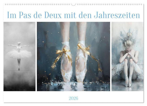 Im Pas de Deux mit der Stille (Wandkalender 2026 DIN A2 quer), CALVENDO Monatskalender