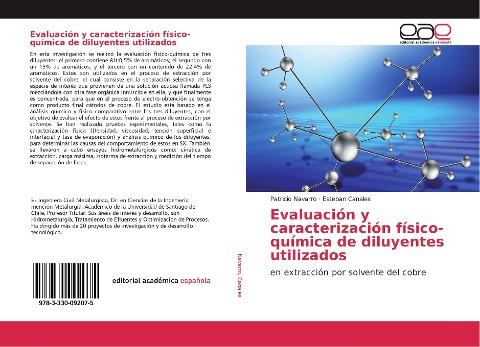 Evaluación y caracterización físico-química de diluyentes utilizados