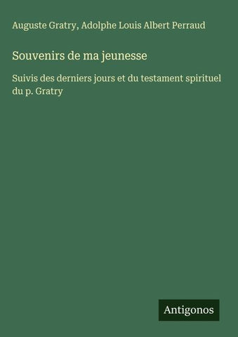 Souvenirs de ma jeunesse