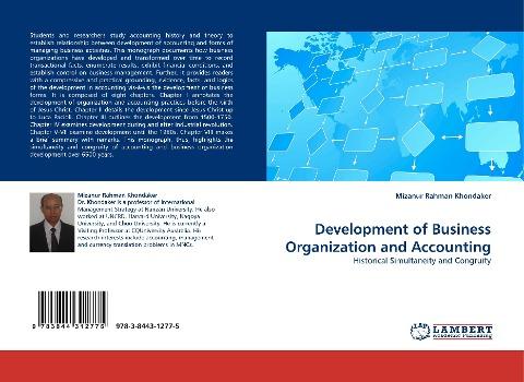 Development of Business Organization and Accounting