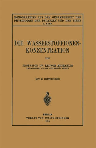 Die Wasserstoffionen-Konzentration