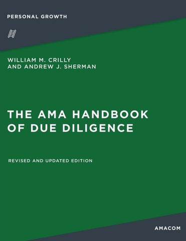 The AMA Handbook of Due Diligence