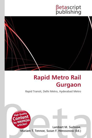 Rapid Metro Rail Gurgaon