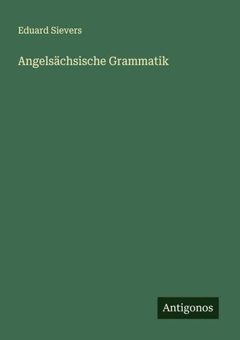 Angelsächsische Grammatik