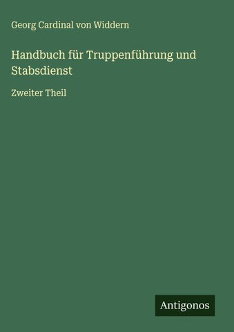 Handbuch für Truppenführung und Stabsdienst