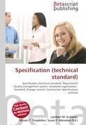 Specification (technical standard)