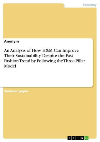 An Analysis of How H&M Can Improve Their Sustainability Despite the Fast Fashion Trend by Following the Three-Pillar Model