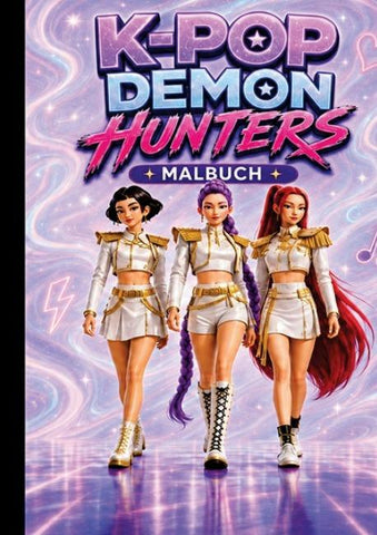 KPop Demon Hunters Malbuch für Mädchen