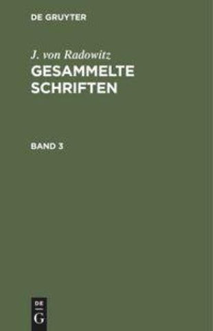 Gesammelte Schriften. Band 3