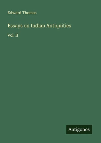 Essays on Indian Antiquities