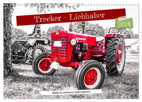 Trecker-Liebhaber (Wandkalender 2026 DIN A3 quer), CALVENDO Monatskalender