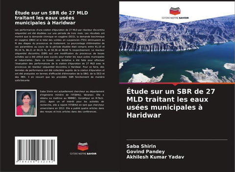 Étude sur un SBR de 27 MLD traitant les eaux usées municipales à Haridwar