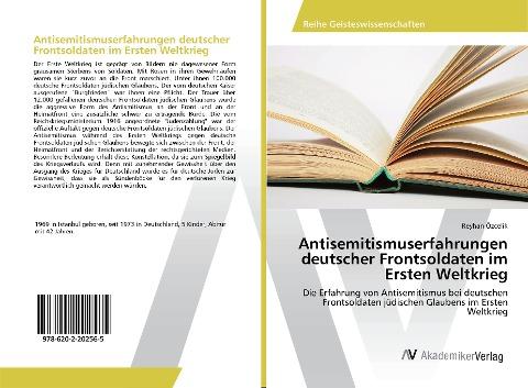 Antisemitismuserfahrungen deutscher Frontsoldaten im Ersten Weltkrieg