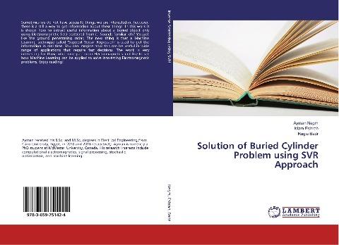 Solution of Buried Cylinder Problem using SVR Approach
