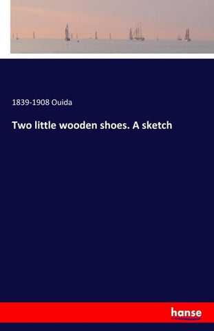 Two little wooden shoes. A sketch