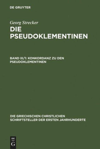Konkordanz zu den Pseudoklementinen, Teil 1
