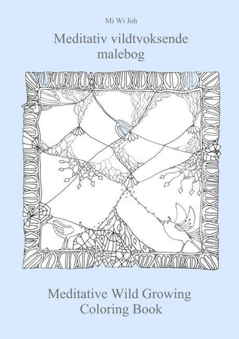Meditativ vildtvoksende malebog