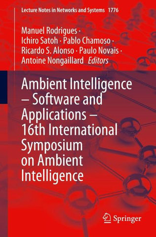 Ambient Intelligence – Software and Applications – 16th International Symposium on Ambient Intelligence
