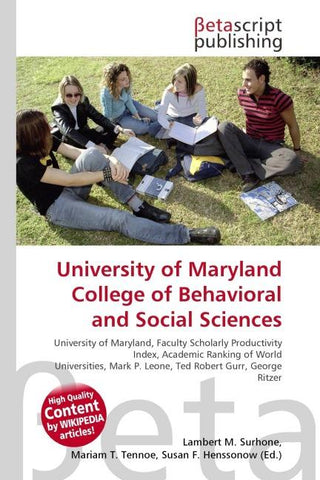 University of Maryland College of Behavioral and Social Sciences
