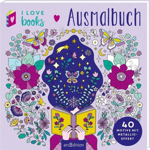 I Love Books – Ausmalbuch