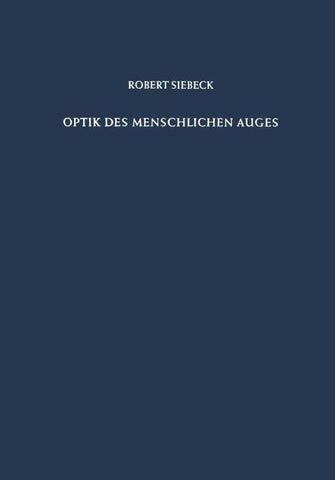 Optik des Menschlichen Auges